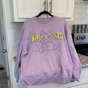 Disney Aristocats Lavender Pullover